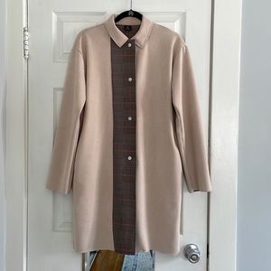 Zara tan coat size small